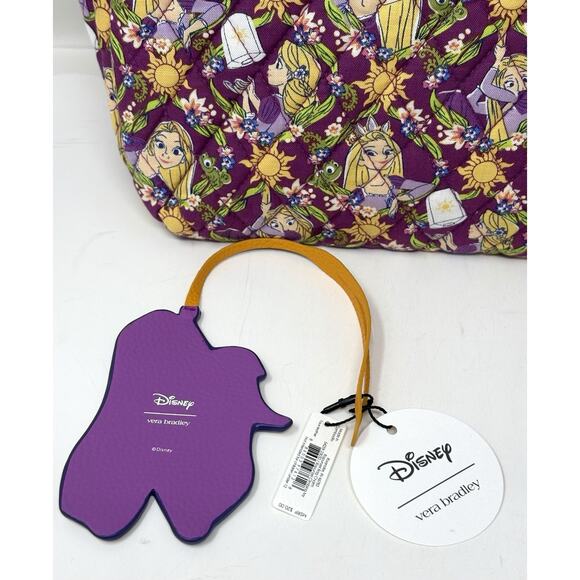 Vera Bradley Rapunzel Climbing Ivy Essential Large Backpack Bag Charm Set NWT main image 10